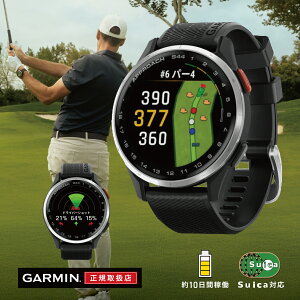 yԌIIōő100%|CgҌzK[~ GARMIN Approach S44 Av[` 43mm Black ubN  010-03009-20 Y fB[X rv X}[gEHb` AMOLEDfBXvC GPS St O