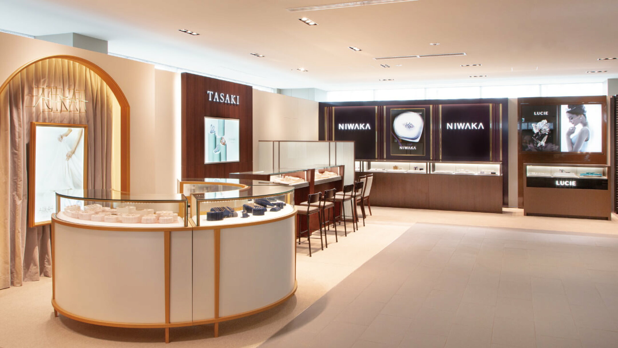 ハラダ本店 各ブランド売り場