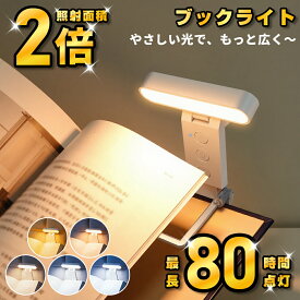 【Fashion THE SALE限定特価 1,780円～】 読書灯 クリップライト ブックライト 読書ライト ベッド 目に優しい LED 5段階調光 3種の色温度 ポータブル クリップ 明るさ調整 角度調整 持ち運び 車 LEDリーディングライト 寝かしつけ 照明 小型デスクライト