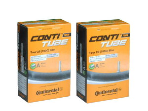 2�{�Z�b�g �R���`�l���^�� Continental Tour28 Slim 700×28/37c �`���[�u �Ď��o���u��40mm 28-622/37-622 [���s�A���i]