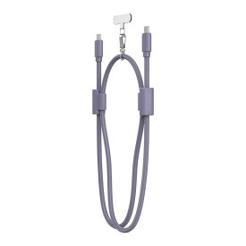 cheero Strap Cable Smart スマホ ショルダーストラップ ケーブル USB-C 高耐久 Power Delivery 急速充電 データ転送 Type-C to Type-C タイプC CHE-279