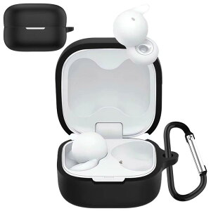 TOORQR For SONY LinkBuds Fit (WF-LS910N) �P�[�X LinkBuds Fit WF-LS910N �J�o�[ �V���R���f�� �P�[�X �ی�J�o�[ �h�� �h�o �����h�~ �L�Y�h�~ �S�ʕی� �y�� �J���r�i�t��