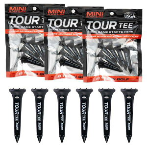 �y���K�i�z TOUR TEE MINI �c�A�[�e�B�[ �~�j BLACK SPINE 45mm 6�{���� T-491-880 USGA R��A���[���K�� �e�B�[�A�b�v���₷�� �S���t�e�B�[ �V���[�g�e�B�[