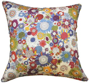 FLORET LONDON [LIBERTY PRINT ���o�e�B�v�����g]���g�p���� �N�b�V�����J�o�[45×45cm �X���[���X�U���i