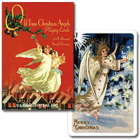 オリジナルは18世紀のポストカード ☆最安値に挑戦 トランプ シングル オールドタイムクリスマス 値引き