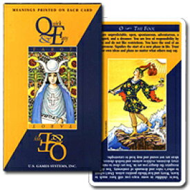 クイック＆イージー・タロット～「正位置」「逆位置」それぞれのカードの解説が、カードにそのまま英文で書かれているので、とっても便利♪～【あす楽対応タロットカード】【ラッキーカードプレゼント！】