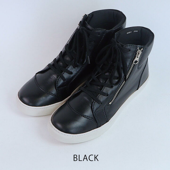 楽天市場】☆マラソン期間中5倍! ハイカット レザー スニーカー  