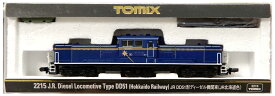 【中古】Nゲージ TOMIX(トミックス) 2215 JR DD51形 ディーゼル機関車 (JR北海道色) 2004年ロット 【B】 ナンバー(DD51-1083号機)取付残有 / メーカーズプレート「三菱」取付残有