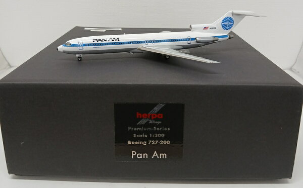 【中古】 その他   完成品(航空機) 民間機  1/200 ヘルパプレミアム B727-200 PAM AM(パンナム) N361PA  【B】  外箱多少傷み