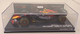 【中古】 その他 スケールミニカー(1/43) ミニチャンプス　オラクル レッド ブル レーシング RB21 角田裕毅 カナダGP 2025 F1参戦 100戦目 【A´】 ※若干のケース傷あり・商品の性質上多少の塗装ムラ等はご容赦ください