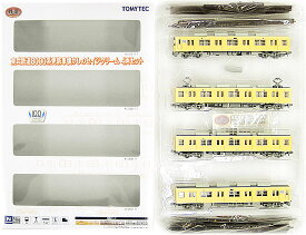 【中古】ジオコレ TOMYTEC(トミーテック) (590-593) 鉄道コレクション 東武鉄道8000系 更新車 懐かしのセイジクリーム 4両セット 【A´】 外箱傷み　メーカー出荷時からの微細な塗装ムラはご容赦下さい。