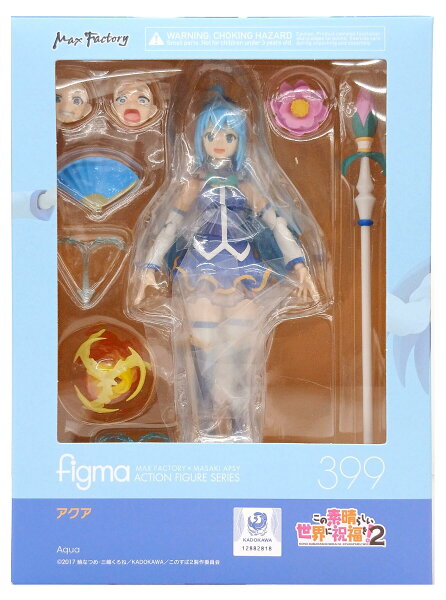 【中古】 マックスファクトリー 399  figma アクア  【A´】  ※未開封・外箱に若干の傷みあり・商品の性質上多少の塗装ムラ等はご容赦ください