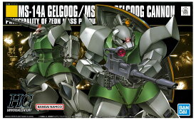 【中古】1/144 バンダイスピリッツ HGUC MS-14A/C 量産型ゲルググ/ゲルググキャノン 【A´】 ※未組立・外箱に若干の傷みあり