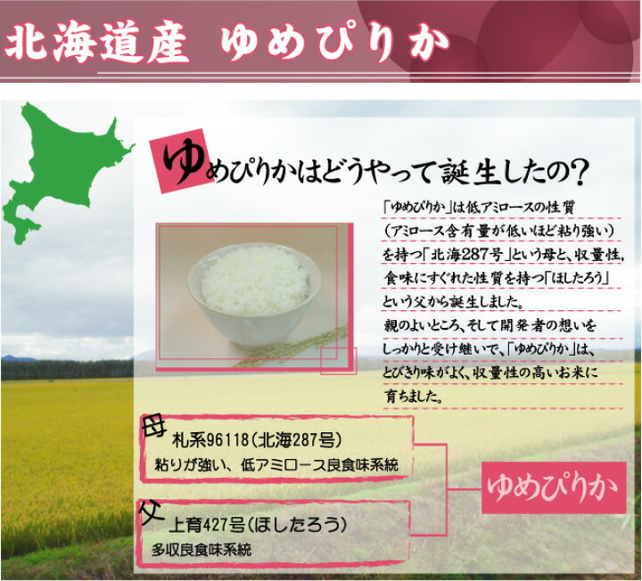 楽天市場】[7年産売尽くしセール]無洗米 北海道産 ゆめぴりか