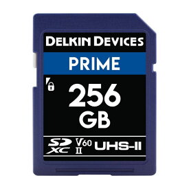 デルキン Delkin PRIME 1900X SDXC UHS-II (U3/V60) SDカード 256GB DDSDB1900256 W: 150MB/s R: 280MB/s