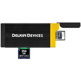 デルキン Delkin USB 3.2 CFexpress Type A Card / SD UHS-II メモリーカードリーダー DDREADER-58 cfexpress typea sd v90 uhs-ii usb-c cardreader