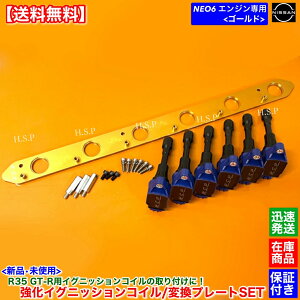 RB25DE RB25DET NEO6��p R35 GT-R �C�O�j�b�V�����R�C�� 6�{ ��t�p �ϊ��v���[�g �Z�b�g �S�[���h �u���[ �X�J�C���C�� ENR34 ER34 ���[���� GC35 GCC35 GNC35