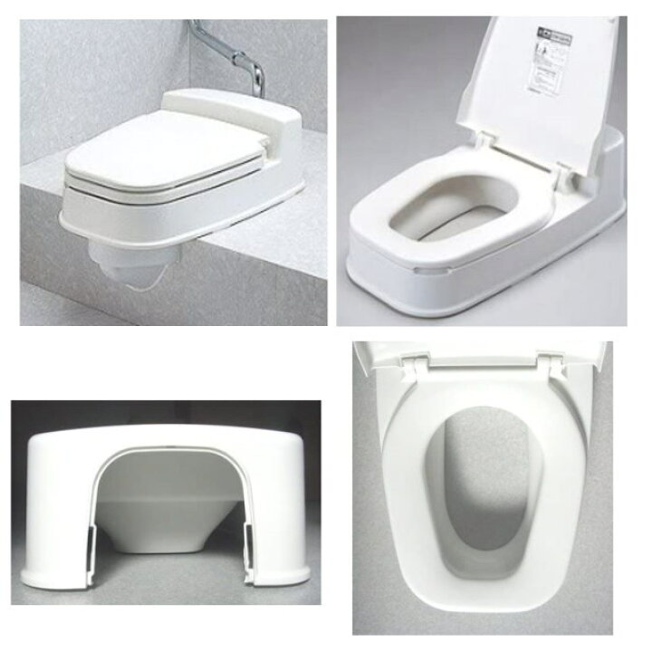 楽天市場】リフォームトイレP型両用式 カラー：ホワイト /床に段差の 