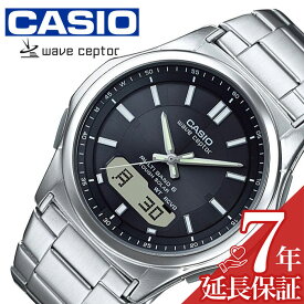 カシオウェーブセプター腕時計 CASIOWAVE CEPTOR時計 CASIO WAVE CEPTOR 腕時計 カシオ ウェーブセプター 時計 ソーラー電波腕時計 MULTIBAND6 メンズ ブラック WVA-M630D-1AJF プレゼント ギフト 新生活 父の日