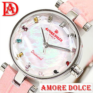 �y10%OFF 770�~���z���f�B�[�X�E�H�b�` �r���v Amole Dolce ���v �A���[���h���`�F ���f�B�[�X �_�C�������h Diamond �V�F���� AD12307-SVPK ���w�� ���Z�� ���킢�� ������� �X�g�[�� �J���t�� ���U�[ 