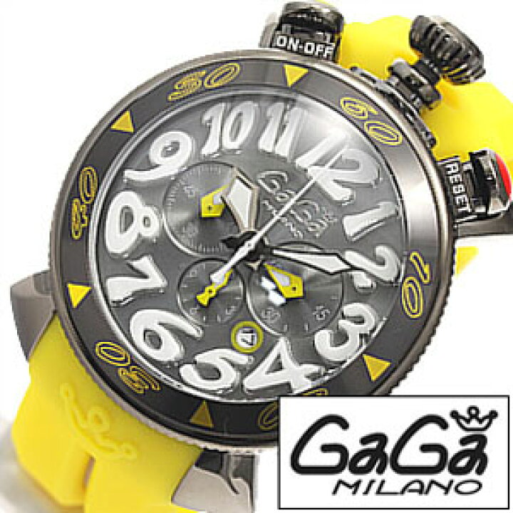 楽天市場】ガガミラノ 腕時計 GaGa MILANO 時計 クロノ CHRONO 48MM 