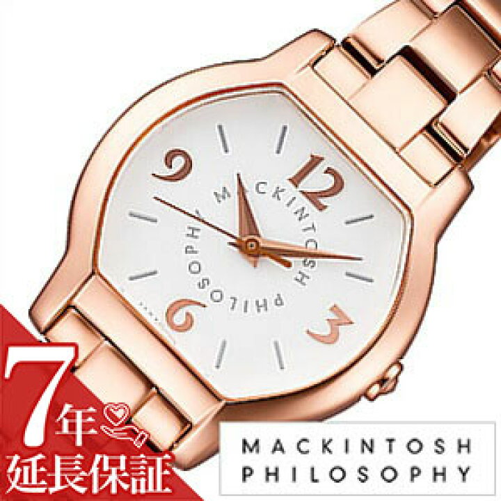 楽天市場 延長保証対象 マッキントッシュフィロソフィー腕時計 Mackintoshphilosophy時計 Mackintosh Philosophy 腕時計 マッキントッシュ フィロソフィー 時計 チェルシー Chelsea レディース ホワイト Fdak997 Seiko セイコー お祝い プレゼント ギフト 新生活 新社会