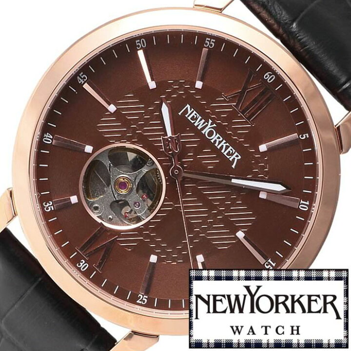 楽天市場】ニューヨーカー腕時計 NEWYORKER時計 自動巻き 腕時計 時計 