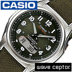 カシオ腕時計 CASIO時計 CASIO 腕時計 カシオ 時計 ウェーブセプター wave ceptor メンズ グリーン WVA-M630B-3AJF アナデジ デジタル タフ ソーラー 電波 時計 液晶 防水 シルバー グレー カーキ 彼氏 旦那 父の日