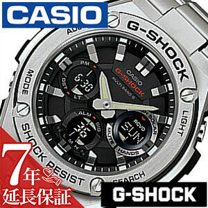 [ۏؑΏ]JVI rv CASIO v GVbN G-SHOCK Y GST-W110D-1AJF G-STEEL ubN AifW fW^ ^t \[[ dg h Vo[ O[ bh GX`[ v[g Mtg