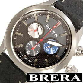 ブレラ 時計 BRERA 腕時計 ブレラオロロジ 腕時計 BRERAOROLOGI 時計 ブレラ オロロジ BRERA OROLOGI ブレラ時計 ブレラオロロジ腕時計 エテルノ クロノ Eterno Chrono メンズ グレー BRET3C4301 革クロノグラフ ブランド 父の日 新生活 新社会人