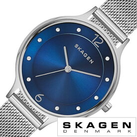 スカーゲン SKAGEN 腕時計 スカーゲン 時計 SKAGEN 時計 スカーゲン 腕時計 ア二タ Anita レディース ブルー SKW2307 人気 新作 流行 ブランド 防水 メタル ベルト 北欧 薄型 クリスタル シルバー プレゼント ギフト 新生活 新社会人