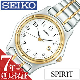 セイコー スピリット 腕時計 SEIKO SPIRIT 時計 セイコースピリット 時計 SEIKOSPIRIT 腕時計 セイコー スピリット時計 SEIKO SPIRIT時計 レディース ホワイト SSXV028 スピリッツ メタル ベルト シルバー ペア ウォッチ ゴールド ギフト 新社会人