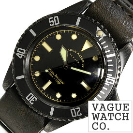 ヴァーグウォッチ 腕時計 VAGUEWATCH Co. 時計 ヴァーグ ウォッチ 時計 VAGUE WATCH Co. 腕時計 ブラックサブ BLKSUB メンズ ブラック BS-L-N-001 バードウォッチ バーグウォッチ アンティーク レザー 革 ナイロン プレゼント ギフト 新生活 新社会人