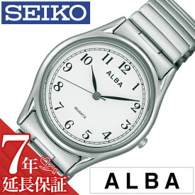 セイコー アルバ 腕時計 SEIKO ALBA 時計 セイコーアルバ SEIKOALBA アルバ時計 アルバ腕時計 メンズ ホワイト AQGK439 メタル ベルト 正規品 アナログ スタンダード シルバー プレゼント ギフト 新生活 新社会人 父の日 新生活 新社会人