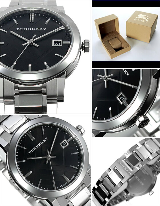 Burberry（バーバリー）メンズ時計：BU9001（保証書、箱付き・輸入品 