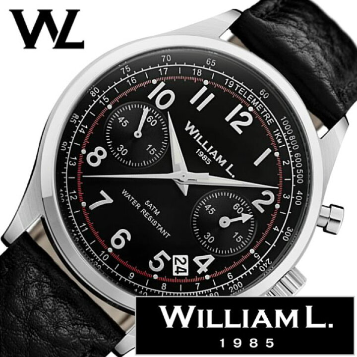 楽天市場】ウィリアムエル 腕時計 WilliamL 1985 時計 ウィリアム エル 