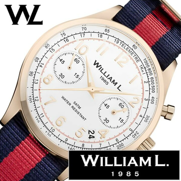 楽天市場】ウィリアムエル 腕時計 WilliamL 1985 時計 ウィリアム エル 