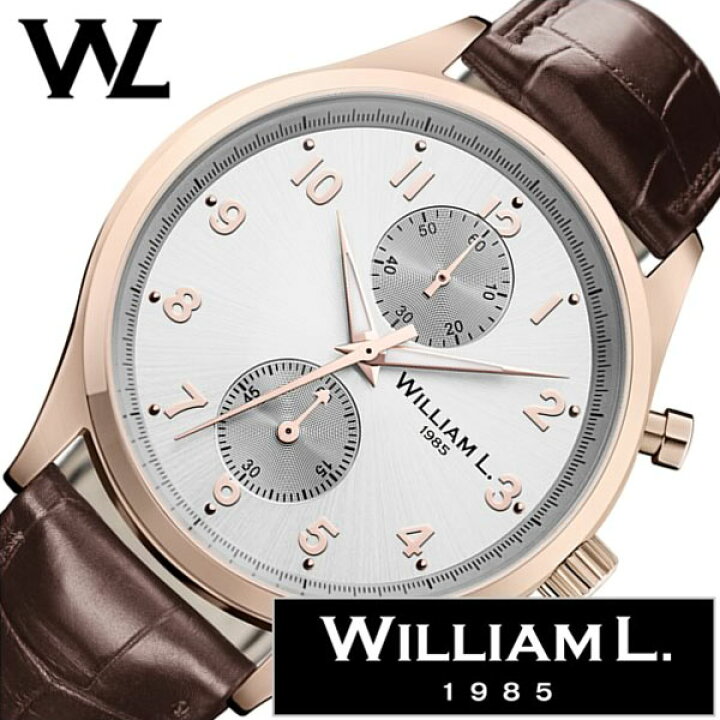楽天市場】ウィリアムエル 腕時計 WilliamL 1985 時計 ウィリアム エル 