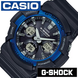 カシオ 腕時計 CASIO 時計 Gショック G-SHOCK メンズ ブラック GAW-100B-1A2JF Gショック スタンダード スポーツウォッチ アウトドア ビッグフェイス ワールドタイム カレンダー ソーラー デジタル アナデジ 電波時計 ブルー 新生活 父の日