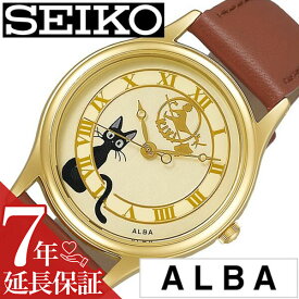 セイコー 腕時計 SEIKO 時計 セイコー腕時計 SEIKO腕時計 アルバ ALBA レディース アイボリー ACCK411 子供 娘 孫 姪 キッズ KIDS キャラクター キッズ 子供用 男の子 女の子 ジブリ 魔女の宅急便 黒ネコ ジジ 魔女 宅急便 かわいい