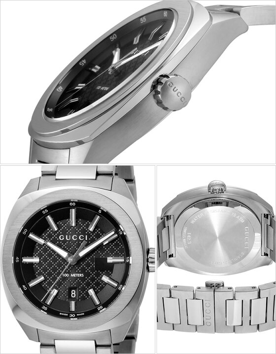 楽天市場】グッチ 腕時計 GUCCI 時計 GG2570 メンズ/ブラック YA142312 