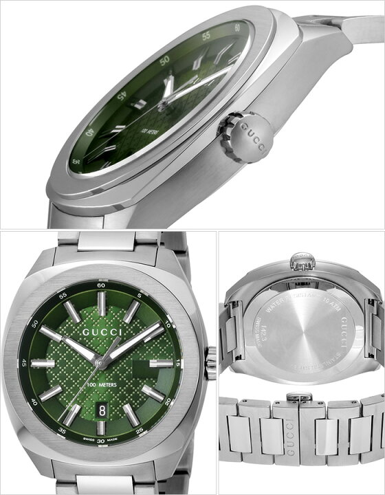 楽天市場】グッチ 腕時計 GUCCI 時計 GG2570 メンズ/グリーン YA142313 