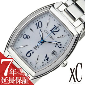 【30%OFF 21120円引】シチズン 腕時計 CITIZEN時計 シチズン 時計 CITIZEN腕時計 クロスシー ステンレススチールライン ハッピーフライト xC Stainless Steel Line Happy Flight レディース シルバー ES9391-54A 世界時計 ソーラー 電波時計 トノー プレゼント ギフト 母の日