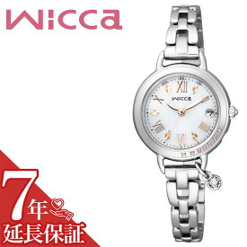 シチズン 腕時計 CITIZEN 時計 CITIZEN腕時計 シチズン時計 ウィッカ Wicca レディース ホワイト KL0-812-11 シンプル ゴールド 電波 限定 人気 ブランド アナログ ラウンド カレンダー かわいい カジュアル ビジネス プレゼント ギフト