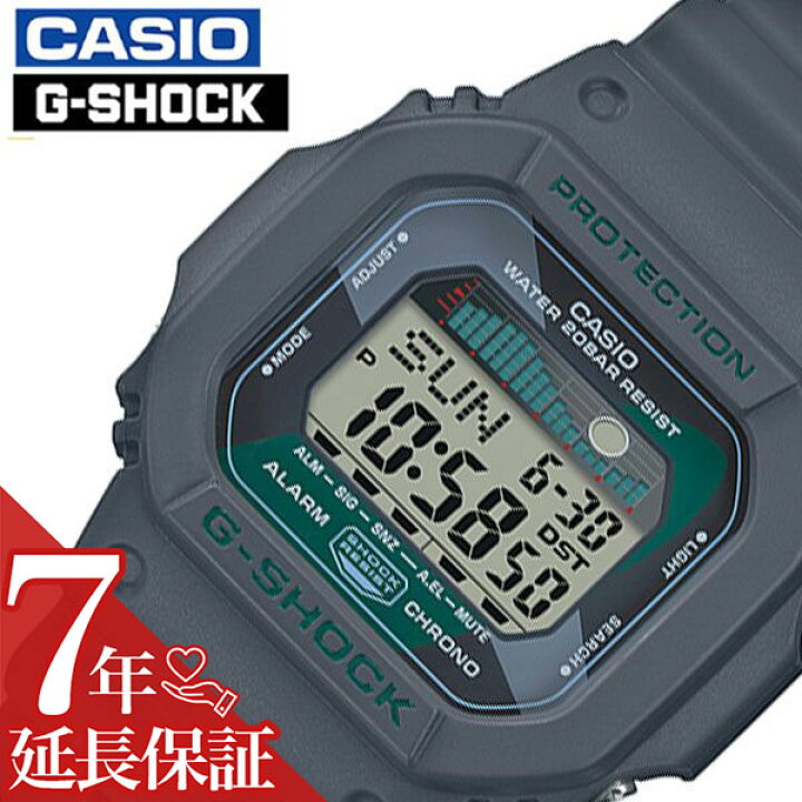 楽天市場 G Shock G Lide カシオ 腕時計 Casio 時計 Gショック Gライド メンズ 腕時計 液晶 Glx 5600vh 1jf 正規品 新作 人気 流行 タイドグラフ サーファー 海 夏 サーフィン 波乗り 90年代 レトロ お揃い サーフ系 おしゃれ かっこいい プレゼント ギフト 新生活 新
