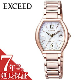 CITIZEN 腕時計 シチズン 時計 エクシード EXCEED レディース 腕時計 ピンク ES9344-54W 人気 正規品 ブランド おすすめ 防水 蝶貝 パール サクラピンク トノー パーフェックス 電波 ソーラー プレゼント ギフト 新生活 新社会人