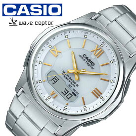 カシオ 腕時計 CASIO 時計 ウェーブセプター WAVE CEPTOR メンズ 腕時計 ホワイト WVA-M630D-7A2JF 人気 ブランド 正規品 防水 電波 ソーラー カレンダー アラーム アナデジ おしゃれ ビジネス フォーマル ギフト 父の日 新生活 新社会人