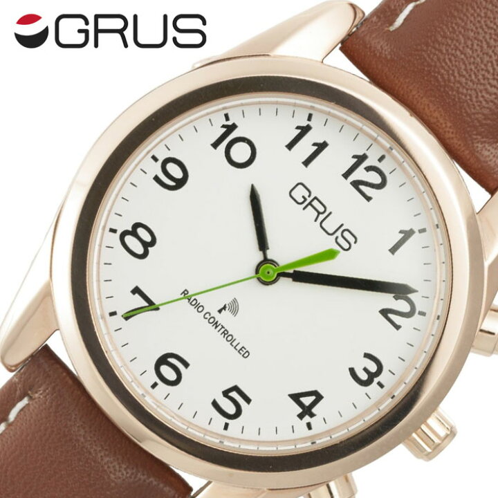 楽天市場 グルス 腕時計 Grus 時計 音声で時刻を知らせるボイス電波腕時計 メンズ レディース ホワイト Grs003 04 人気 ブランド ボイス 電波時計 ボイスウォッチ トーキングウォッチ 音声報知機能全盲 弱視者 盲目 視覚障がい者用 年配 話す プレゼント ギフト 新社会人