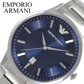 EMPORIO ARMANI 腕時計 エンポリオ アルマーニ 時計 レナート Renato メンズ 腕時計 ブルー AR11180 人気 ブランド ファッション おしゃれ カジュアル フォーマル スーツ ビジネス カレンダー シンプル プレゼント ギフト 新社会人 父の日