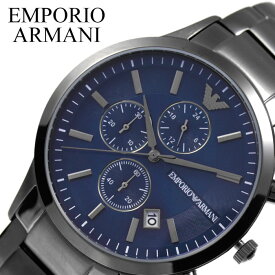 EMPORIO ARMANI 腕時計 エンポリオ アルマーニ 時計 レナート Renato メンズ 腕時計 ブルー AR11215 ブランド ファッション おしゃれ カジュアル フォーマル スーツ ビジネス カレンダー クロノグラフ シンプル ギフト 父の日 新生活 新社会人